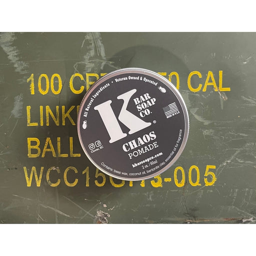 kbarsoapco Chaos Natural Hair Pomade Dim Gray