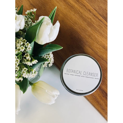 handmade. la conner Botanical Cleanser Bar Skincare Light Gray 3.5 Ounce Bar