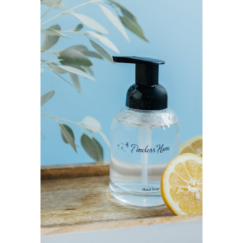 Timeless Organics Skin Care Hand Soap Starter Set Gray Madagascar Vanilla,Bulgarian Lavender,Meyer Lemon