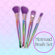 Prolux Cosmetics Mermaid Brush Set BRUSH SET Lavender