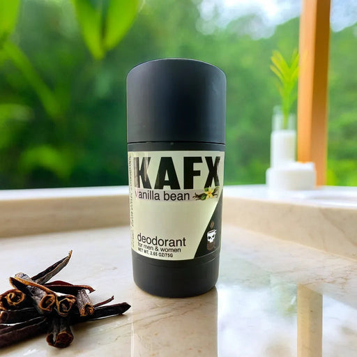 KAFX Body Vanilla Bean Coffee-Infused Natural Deodorant – Warm, Rich, & Safe for All Deodorant Gray