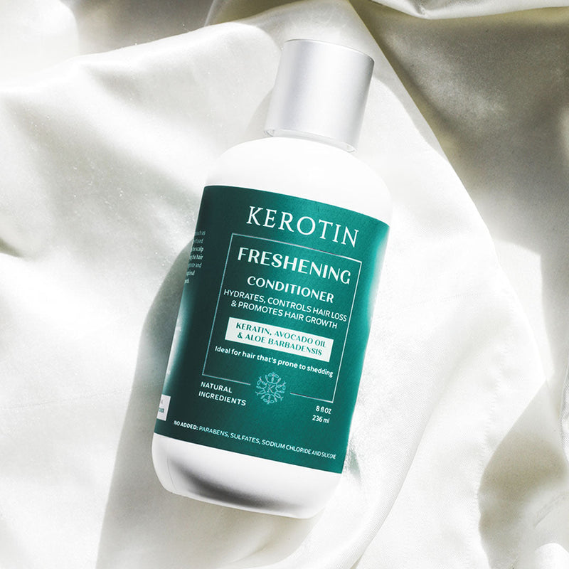 Kerotin Keratin Freshening Conditioner Shampoo White Smoke