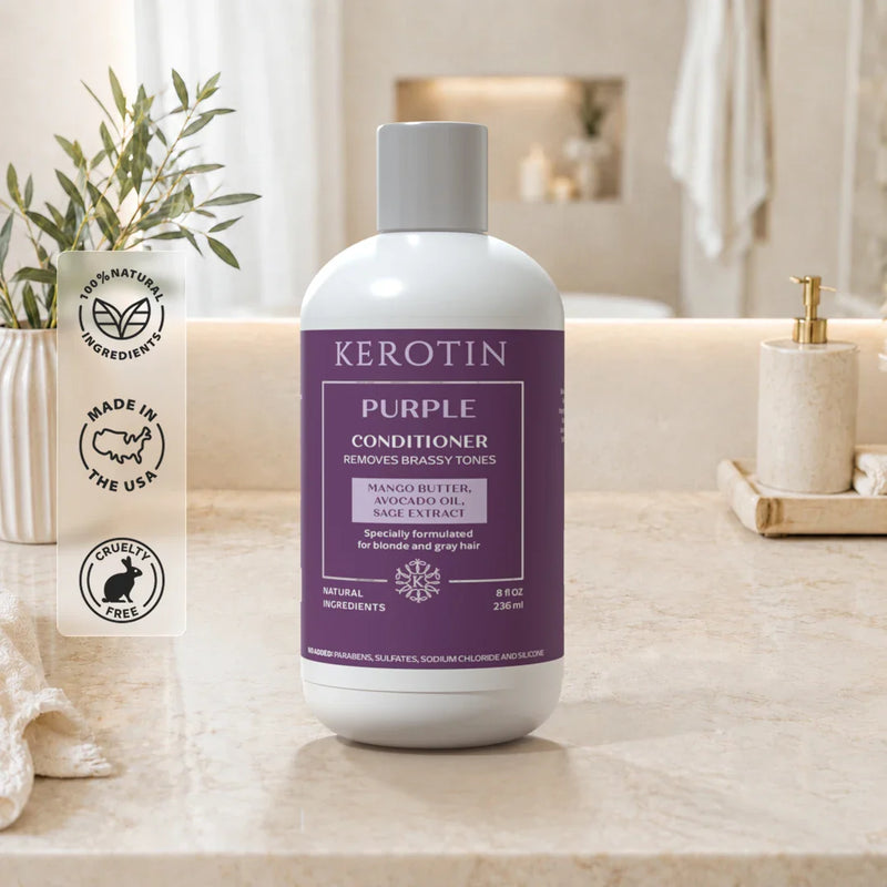 Kerotin Purple Conditioner Gray