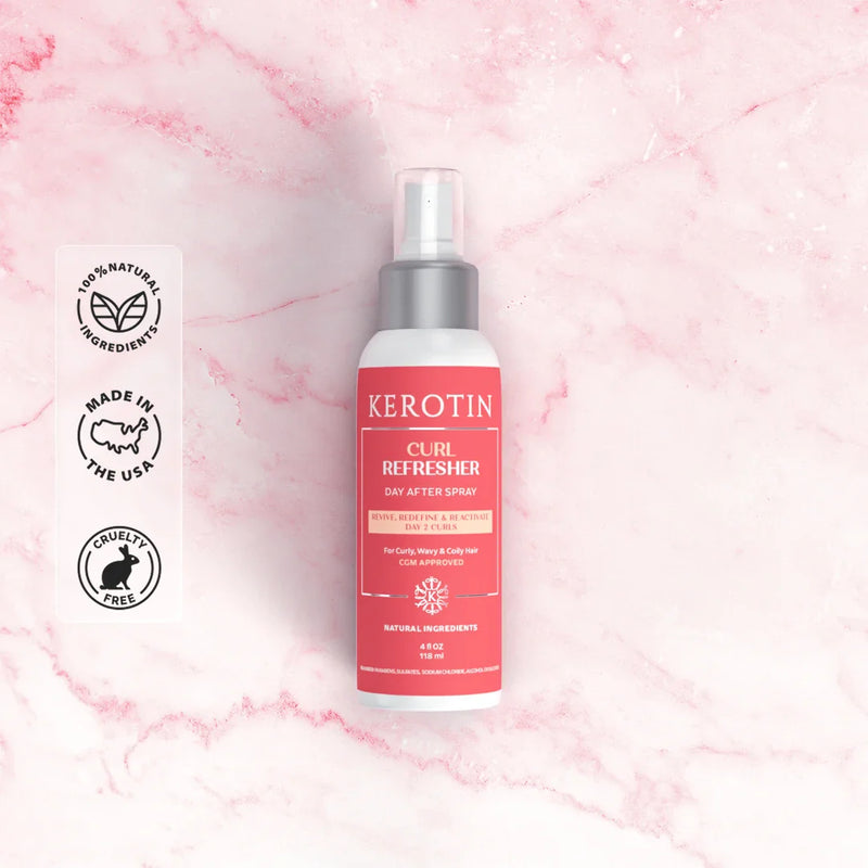 Kerotin Curl Refresher Day After Spray Misty Rose