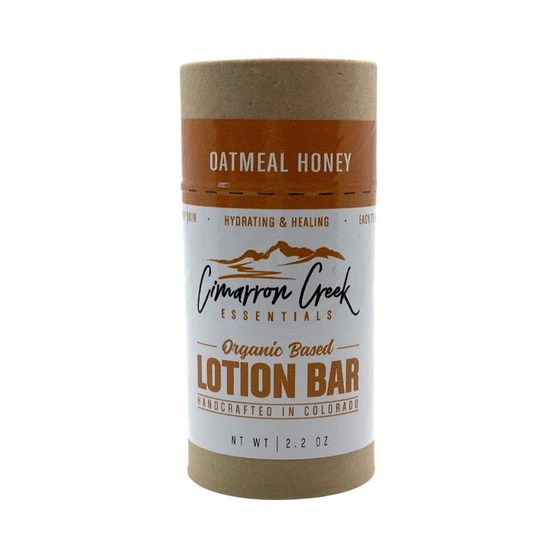 Cimarron Creek Essentials Oatmeal Honey Organic Lotion Bar 2oz Lotion & Moisturizer Dark Gray