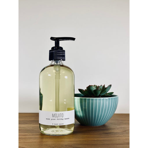 handmade. la conner Hand Wash - Sweary - Mojito Light Gray 8 Ounces