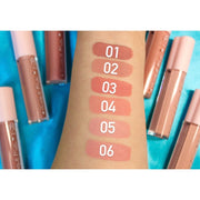 Prolux Cosmetics Heartfelt Matte Liquid Lipstick Lipstick Rosy Brown 01,02,03,04,05,06