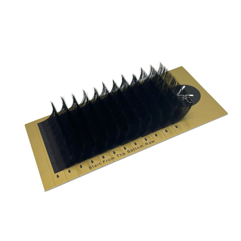 VIP Extensions VIP Faux Mink Lash Extension 12 Lines C Curl Mix 0.05mm, Mix & XL Mix Eyelash Extensions Black 05C22