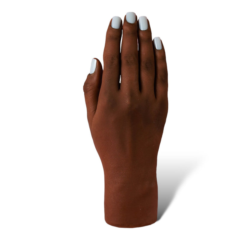 Red Iguana LLC 3.0 Full Silicone Practice Hand 3.0 Hand White Smoke Right / Poseable / Evelyn,Right / Non-Poseable / Evelyn