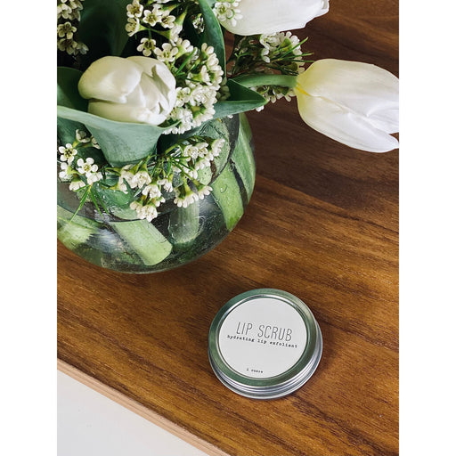 handmade. la conner Lip Scrub Skincare Dark Olive Green 1 Ounce