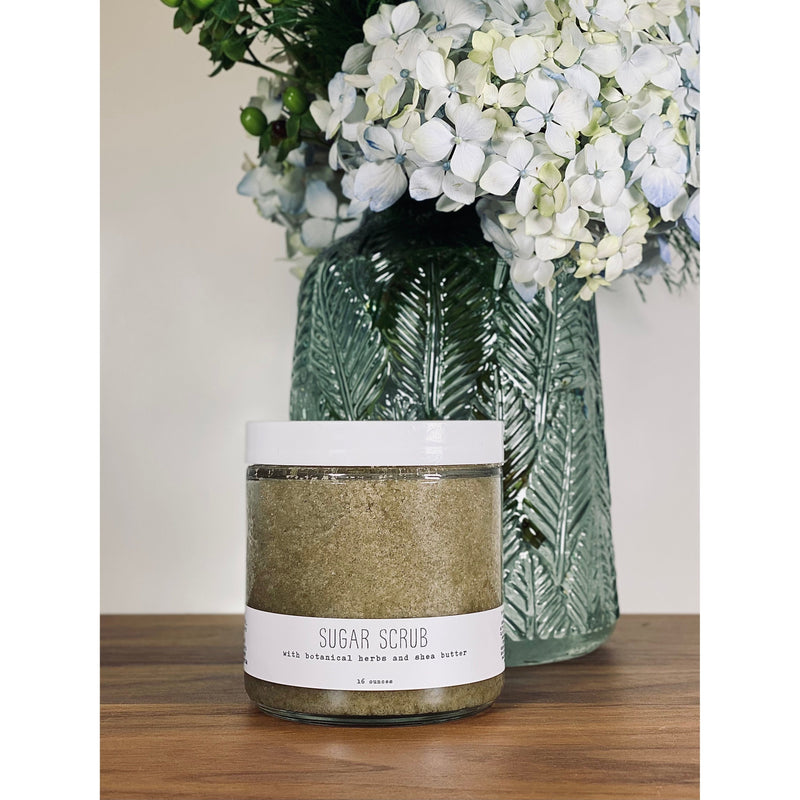 handmade. la conner Sugar Scrub Ladies Gray 16 ounces