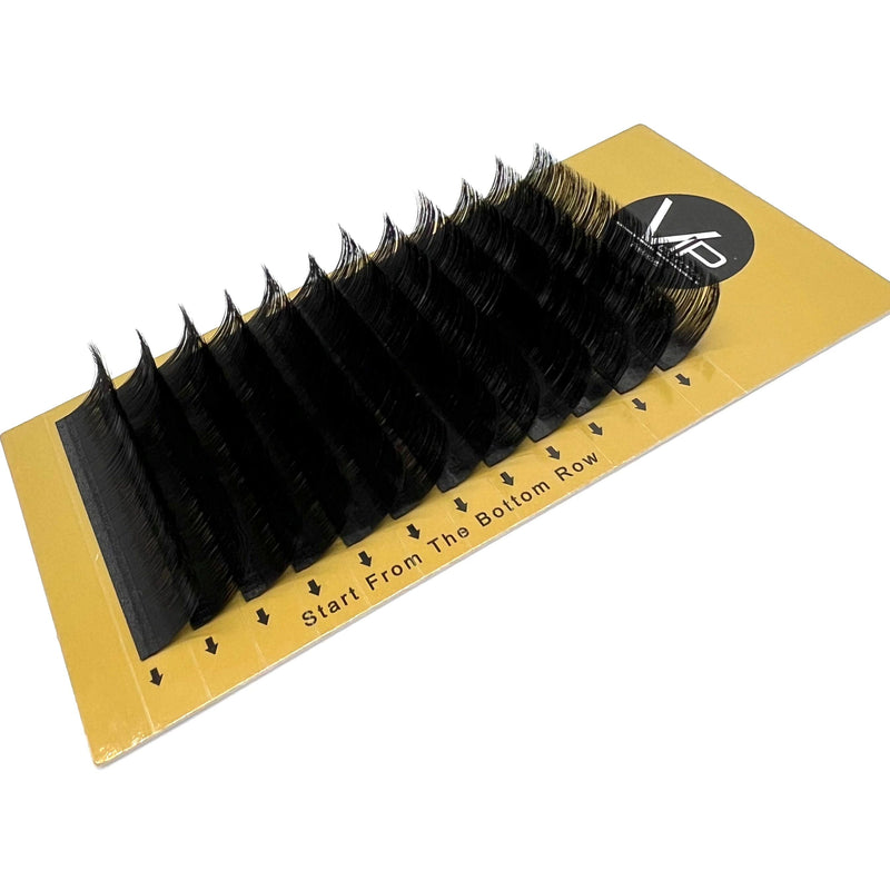 VIP Extensions VIP Faux Mink Lash Extension 12 Lines C Curl Mix 0.05mm, Mix & XL Mix Eyelash Extensions Black 05C16