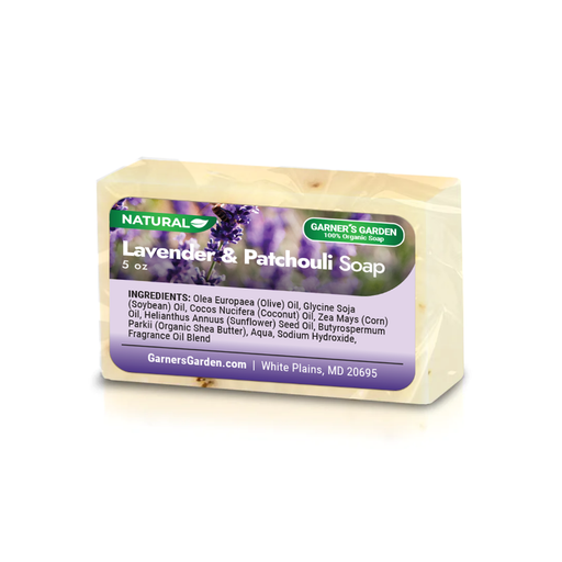Garner's Garden Lavender and Patchouli Soap (OF) Soap White Smoke