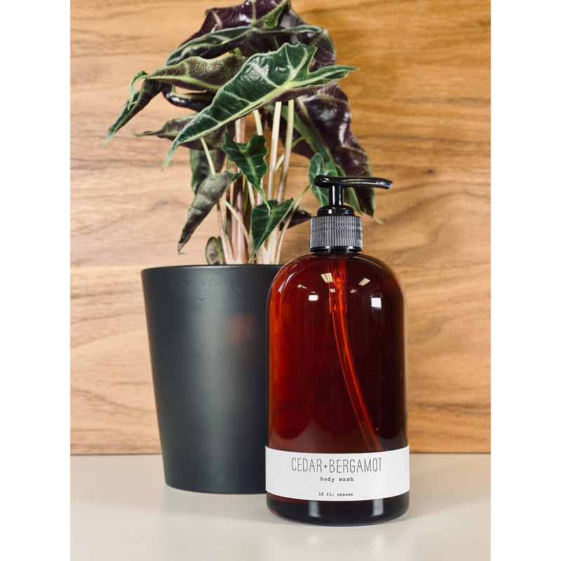 handmade. la conner Body Wash - Woodsy Gentlemen Tan 16 Ounces - Cedar + Bergamot
