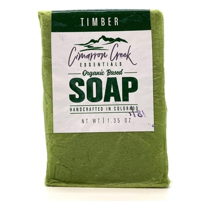 Cimarron Creek Essentials Timber Organic Bar Soap 5.4oz Bath & Body Light Gray Travel Bar