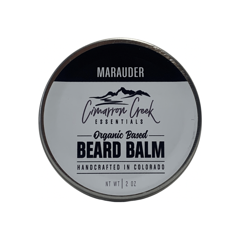 Cimarron Creek Essentials Marauder Organic Beard Balm 2oz Beard Product Dark Gray 2oz