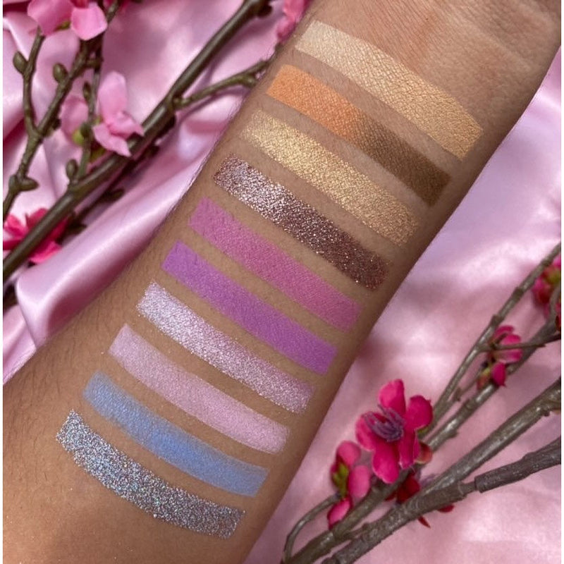 Prolux Cosmetics Cherry Blossom Eyeshadow Palette Eyeshadow Palette Dim Gray