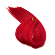 VIP Extensions Narcia Remy Siberian Weft Silky Straight - 18" Hair Extension White Smoke 18" / RED - Red