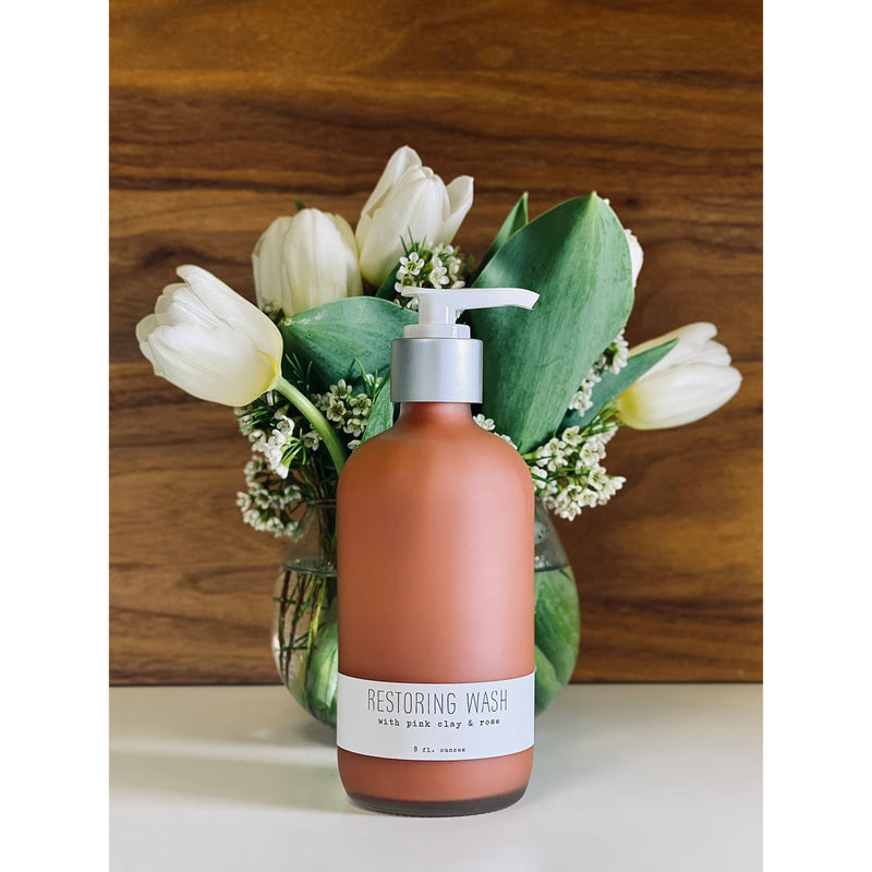 handmade. la conner Restoring Wash Skincare Dark Olive Green 8 ounces