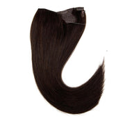 VIP Extensions VIP BandX Halo / Silky Straight 18" with Clip Hair Extension Black 1 Jet Black,1B Off Black,2 Dark Brown,4 Medium Brown,6 Light Brown,8 Ash Brown,10,16,22,24,27,30 Light Auburn,35,613 Bleach Blonde,18/22 Ash Blonde Highlight  Blonde,22/33D,27/613 Honey Blonde Highlight Bleach Blonde,26,130,33,350,P4/27 Chocolate Brown to