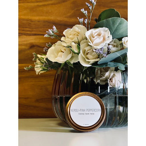 handmade. la conner Luxury Hand Balm - Neroli + Pink Peppercorn Ladies Saddle Brown 2 Ounces