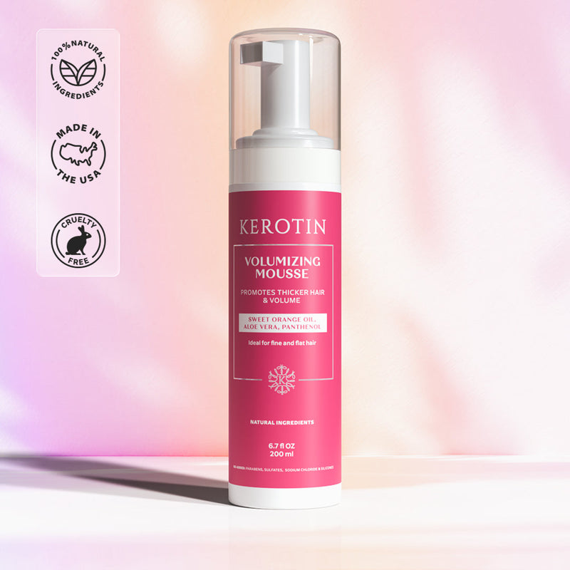 Kerotin Volumizing Mousse Misty Rose