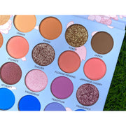 Prolux Cosmetics Cherry Blossom Eyeshadow Palette Eyeshadow Palette Light Blue