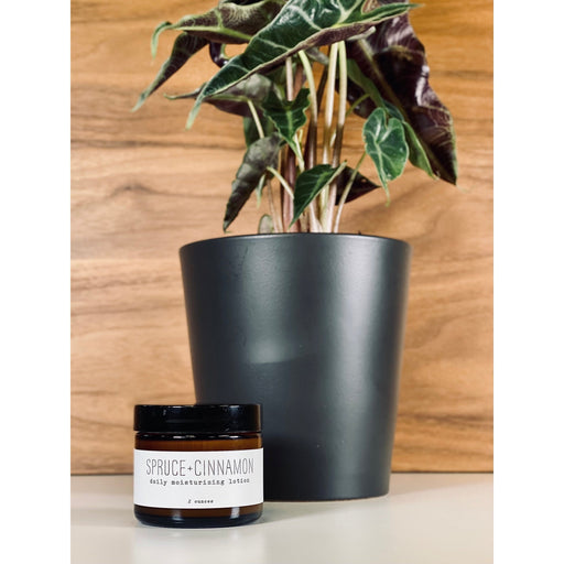 handmade. la conner Daily Moisturizing Lotion - Woodsy Gentlemen Rosy Brown 2 Ounces - Spruce + Cinnamon