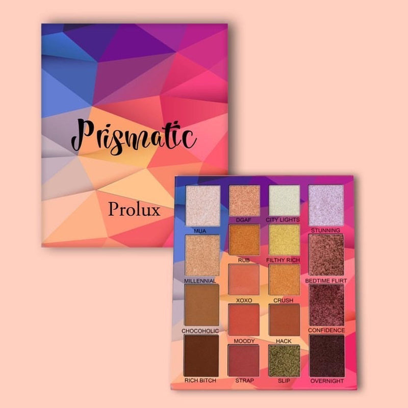 Prolux Cosmetics Prismatic Eyeshadow Palette EYESHADOW Peach Puff