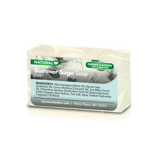 Garner's Garden Summer Sage Soap (OF) Soap Antique White