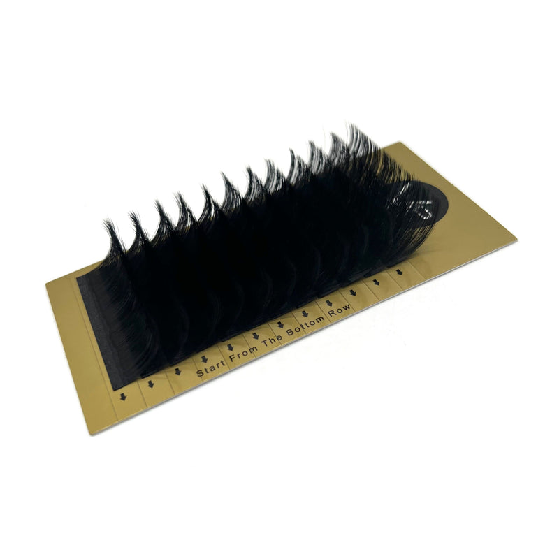 VIP Extensions VIP Faux Mink Lash Extension 12 Lines C Curl Mix 0.05mm, Mix & XL Mix Eyelash Extensions Black 05C24