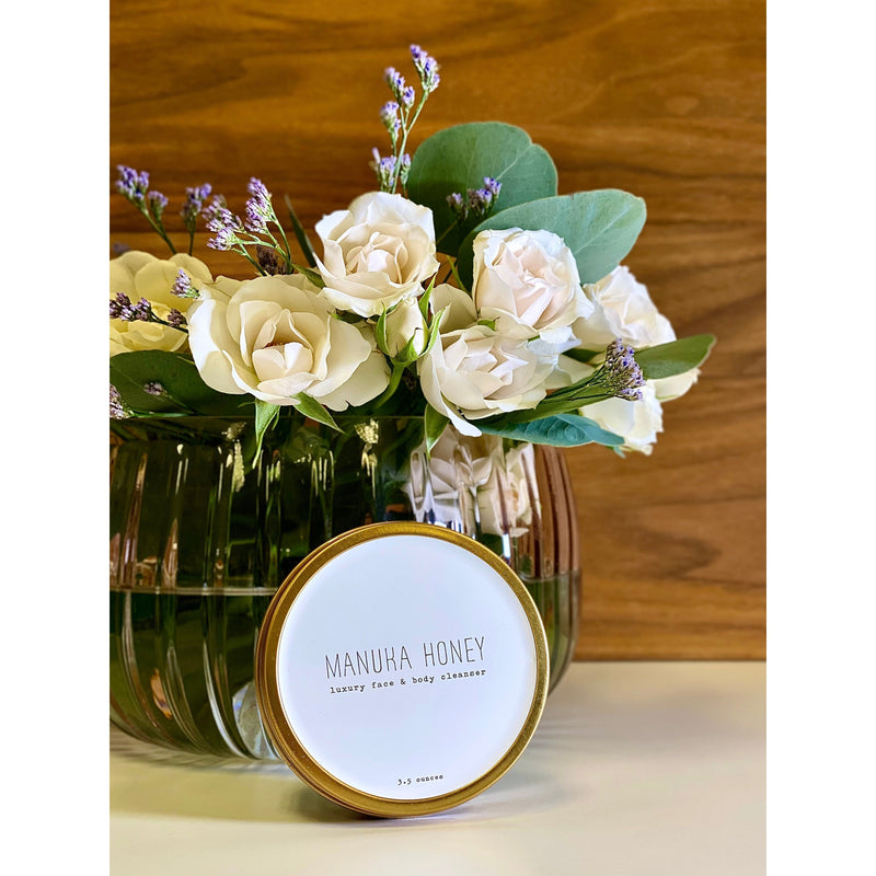 handmade. la conner Manuka Honey - Luxury Face & Body Cleanser Ladies Sienna 3.5 Ounce Bar