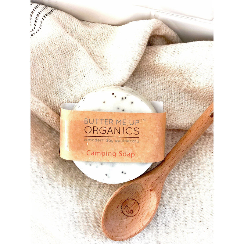 Butter Me Up Organics Organic Camping Soap / Bug Repellant / Shampoo Bar / All Over Bar Soap Antique White