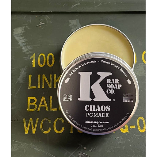 kbarsoapco Chaos Natural Hair Pomade Dark Slate Gray