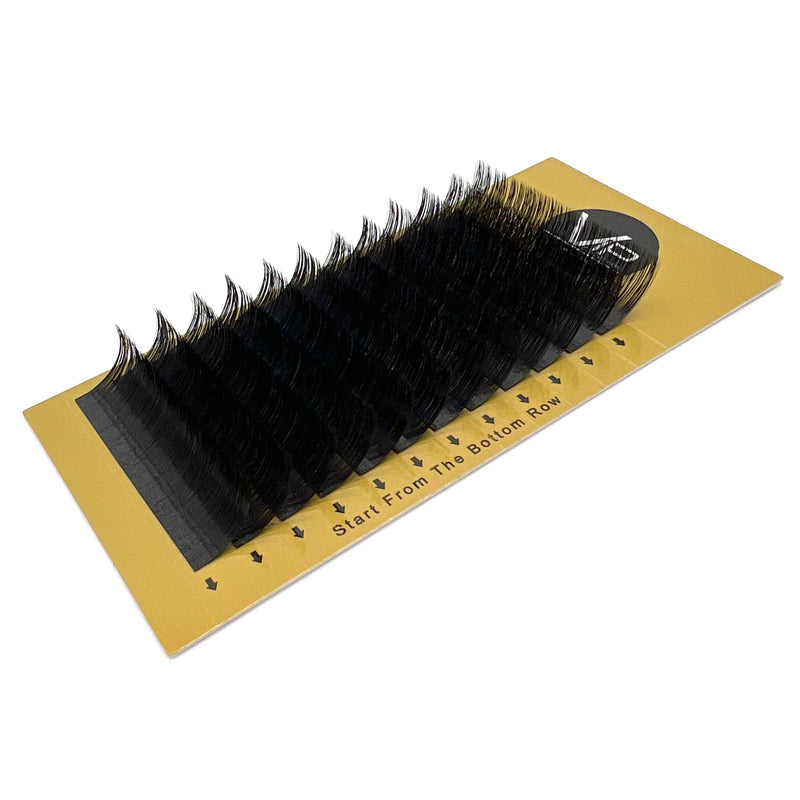 VIP Extensions VIP Faux Mink Lash Extension 12 Lines C Curl Mix 0.05mm, Mix & XL Mix Eyelash Extensions Black 05C17