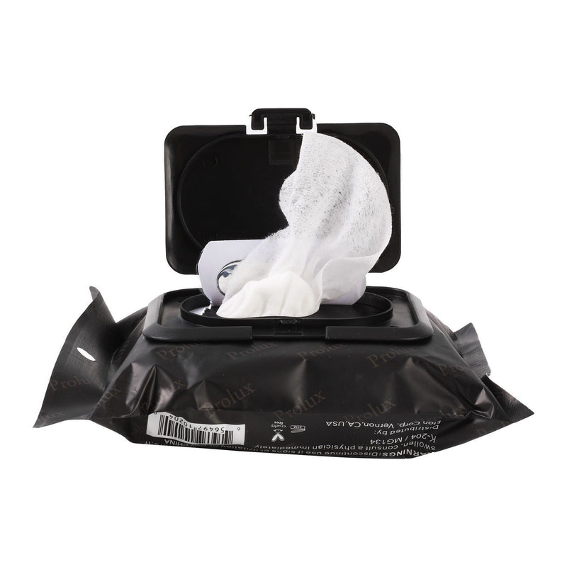 Prolux Cosmetics Gentle Makeup Removing Wipes make up remover Light Gray