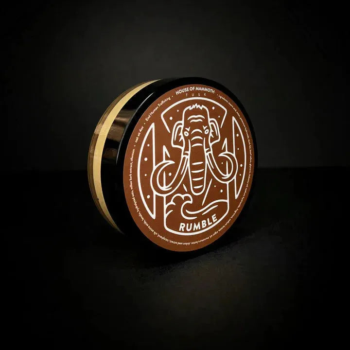 House of Mammoth House of Mammoth Rumble Shaving Set Shaving Set Black Shaving Soap 4oz
