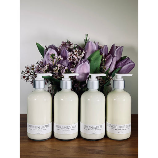 handmade. la conner Daily Moisturizing Lotion - Citrusy Ladies Gray 8 Ounces - Grapefruit + Bergamot,8 Ounces - Lavender + Rosemary,8 Ounces - Lemon + Lavender,8 Ounces - Rosewood + Blood Orange
