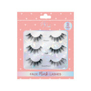 Prolux Cosmetics 3 Pair Faux Mink Lashes Set Thistle Style #2