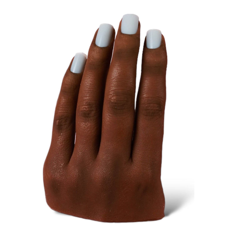 Red Iguana LLC Refurbished 3.0 Half Silicone Practice Hand Refurbished White Smoke Left / Non-Poseable / Evelyn