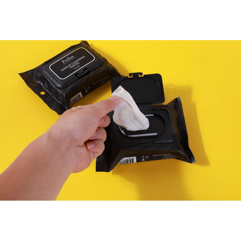 Prolux Cosmetics Gentle Makeup Removing Wipes make up remover Goldenrod