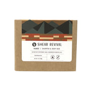 SHEAR REVIVAL Range Shampoo + Body Bar Rosy Brown Sunset