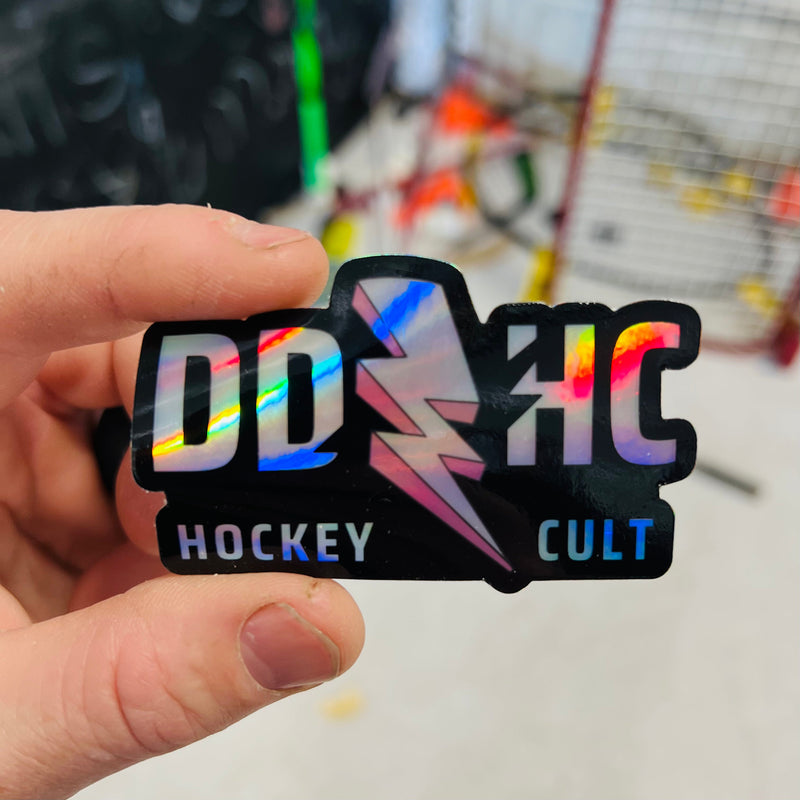 Dirty Dangles Hockey Dirty Dangles Hockey Stickers - 8 Pack Stickers Light Gray