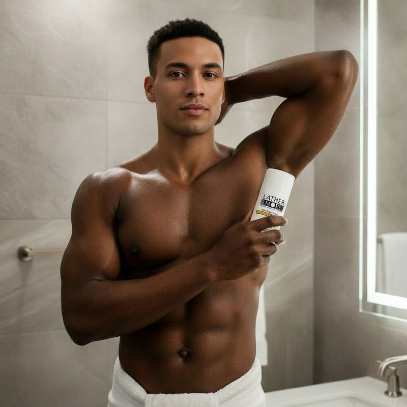Lather and More! KING Men's Natural Deodorant deodorant Dark Gray