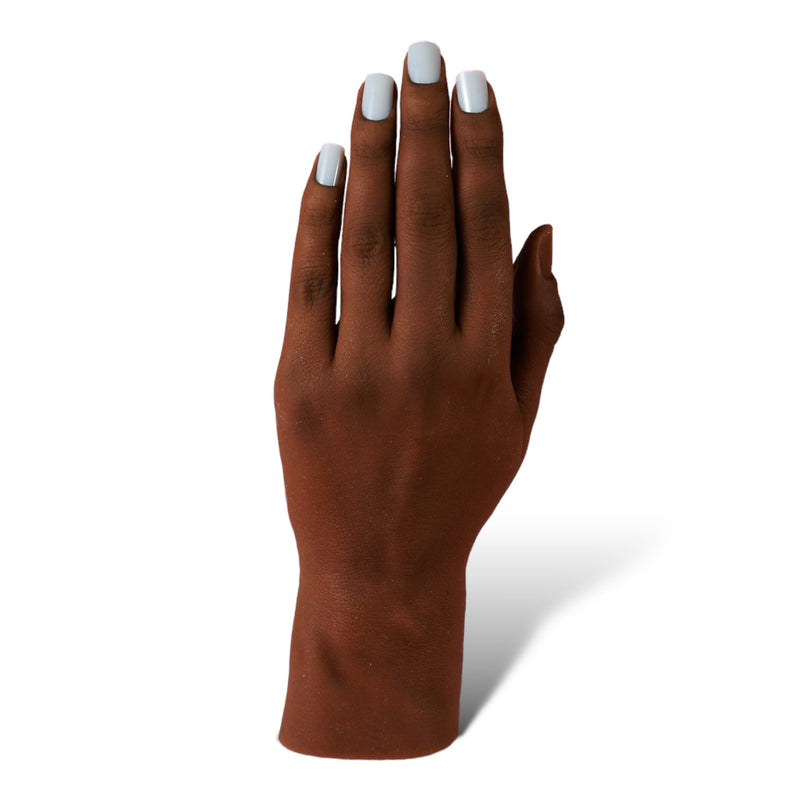 Red Iguana LLC 3.0 Full Silicone Practice Hand 3.0 Hand White Smoke Left / Poseable / Evelyn,Left / Non-Poseable / Evelyn