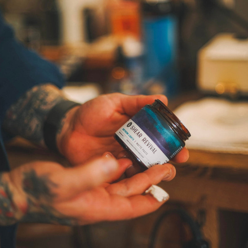 SHEAR REVIVAL Northern Lights Matte Paste Pomade Dark Slate Gray 3.4oz,1oz