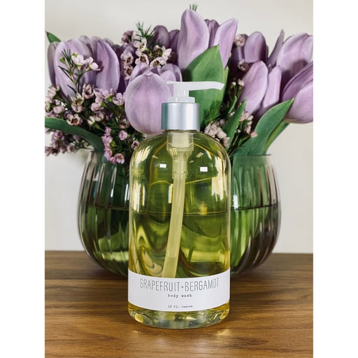 handmade. la conner Body Wash - Citrusy Ladies Gray 16 Ounces - Grapefruit + Bergamot