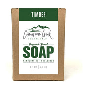 Cimarron Creek Essentials Timber Organic Bar Soap 5.4oz Bath & Body Rosy Brown Full Bar