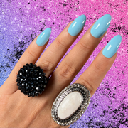 minimanimoo Moolala™ 2 Step Gel - #28 Baby Blue Nail Polish Rosy Brown