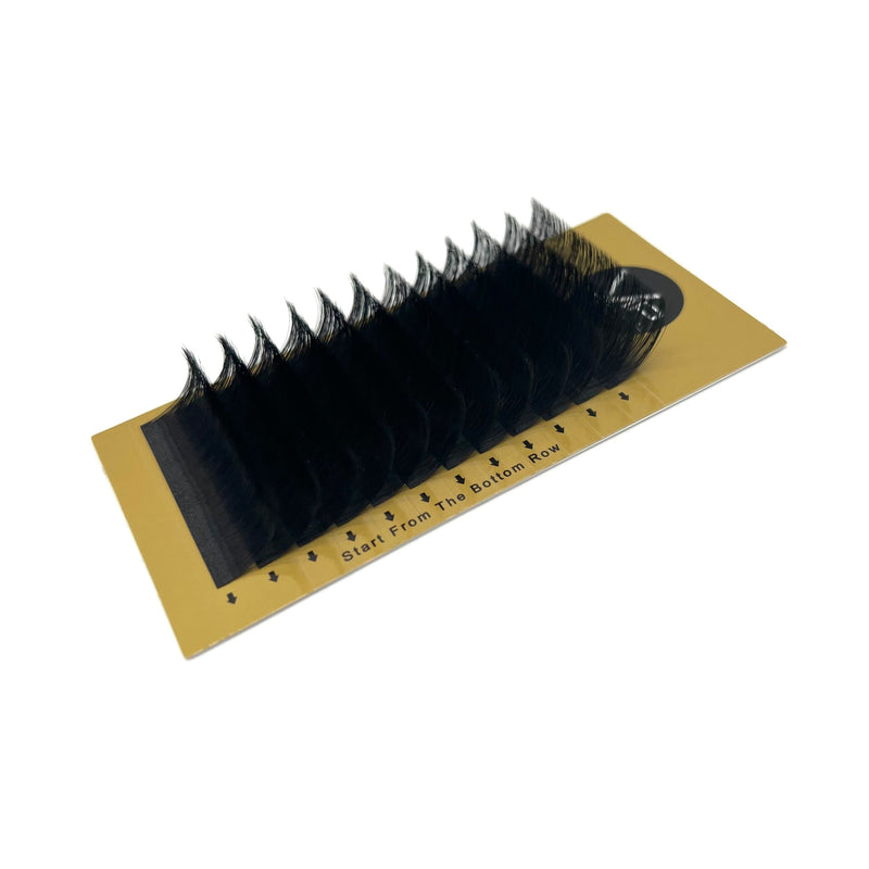VIP Extensions VIP Faux Mink Lash Extension 12 Lines C Curl Mix 0.05mm, Mix & XL Mix Eyelash Extensions Black 05C21